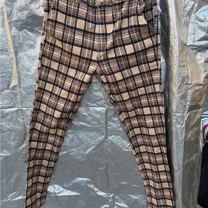 Urban Outfitters Plaid Khaki Chinos